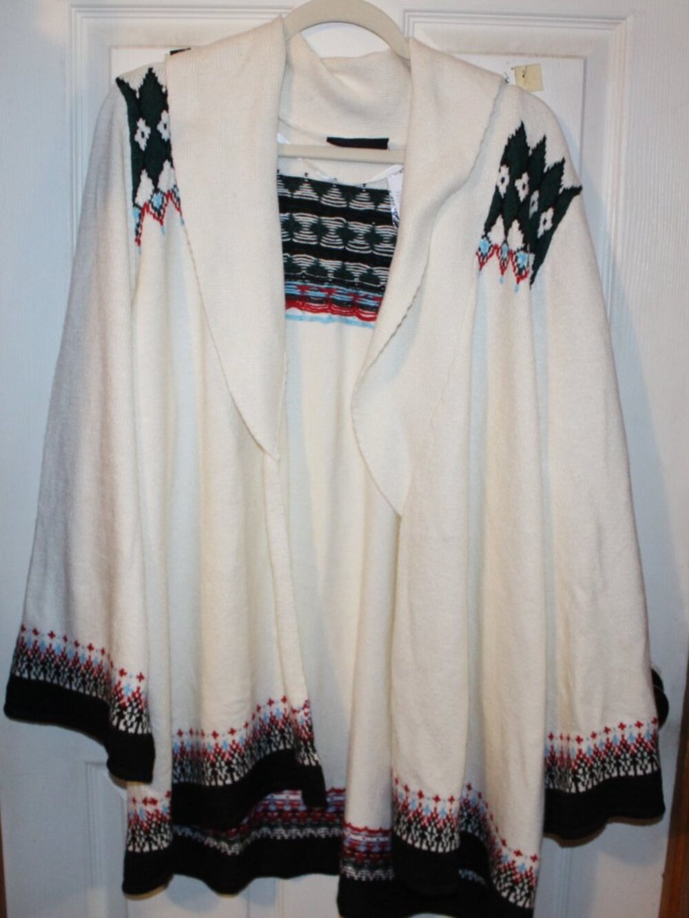 NWT Lane Bryant western style open front sweater 26/28 pretty! - Picture 1 of 6